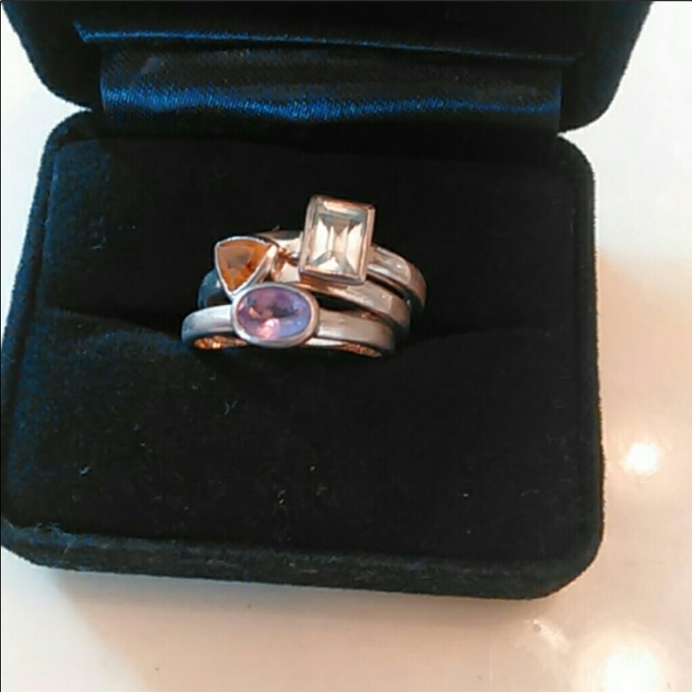 Sterling Silver Stackable Rings - image 1